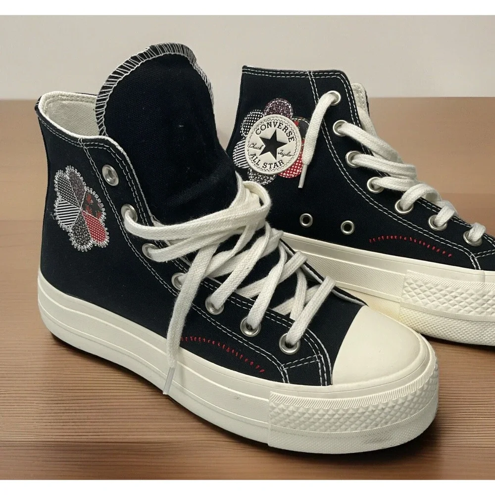Converse‎ Chuck Taylor All Star Lift Hi Platform Shoes Black A05194C Women Sz 6
